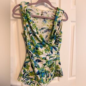 Joseph Ribkoff Multicolor Patterned Blouse